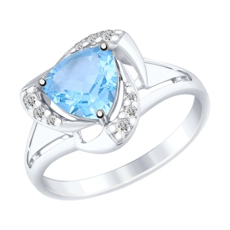 Комплект: серьги и кольцо