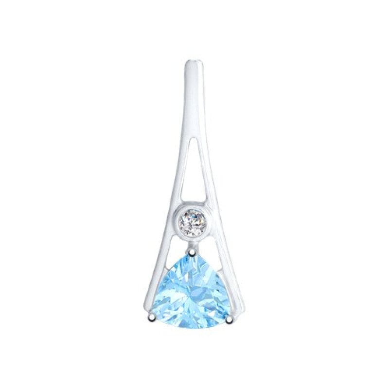 Комплект: серьги и подвеска