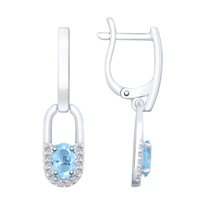 Комплект: серьги и кольцо