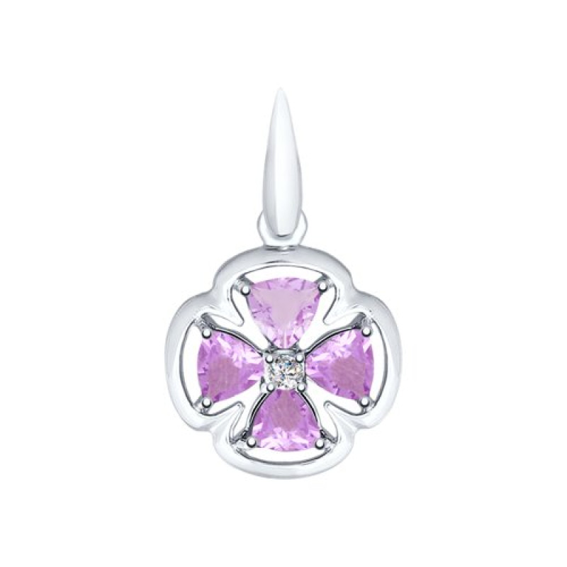 Комплект: серьги и подвеска