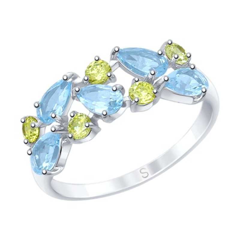 Комплект: серьги и кольцо