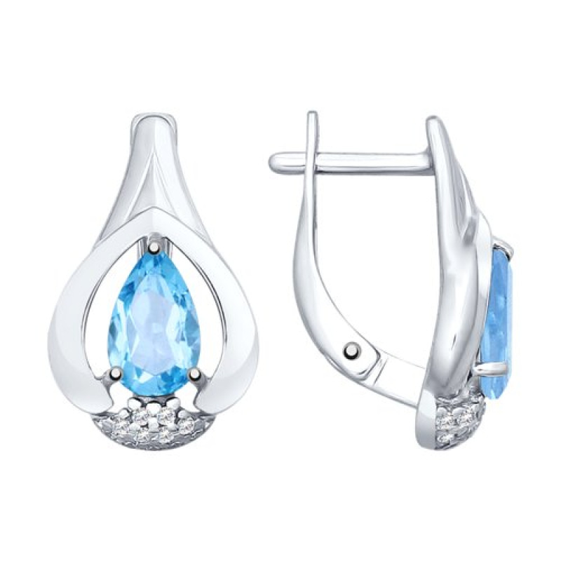 Комплект: серьги и кольцо