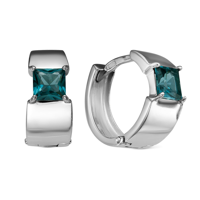 Серьги с кварцем