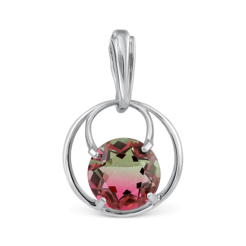 Подвеска с плавленным кварцем