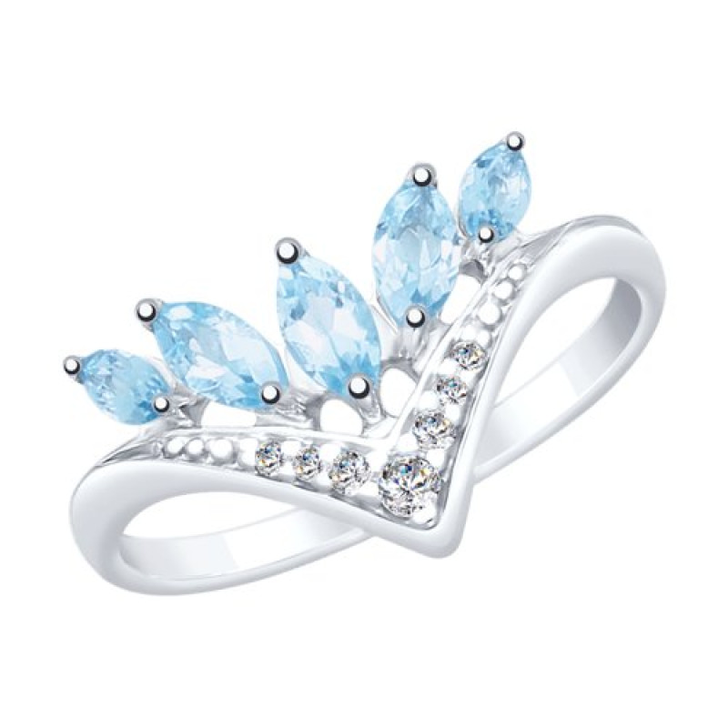 Комплект: серьги и кольцо