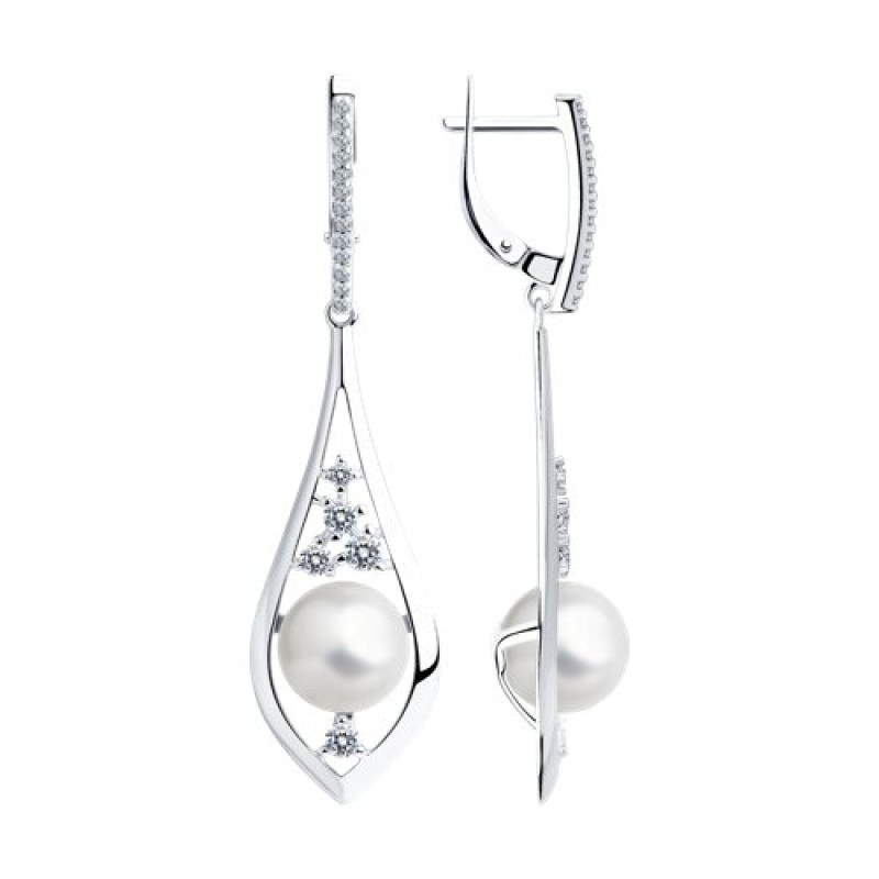 Комплект: серьги и подвеска