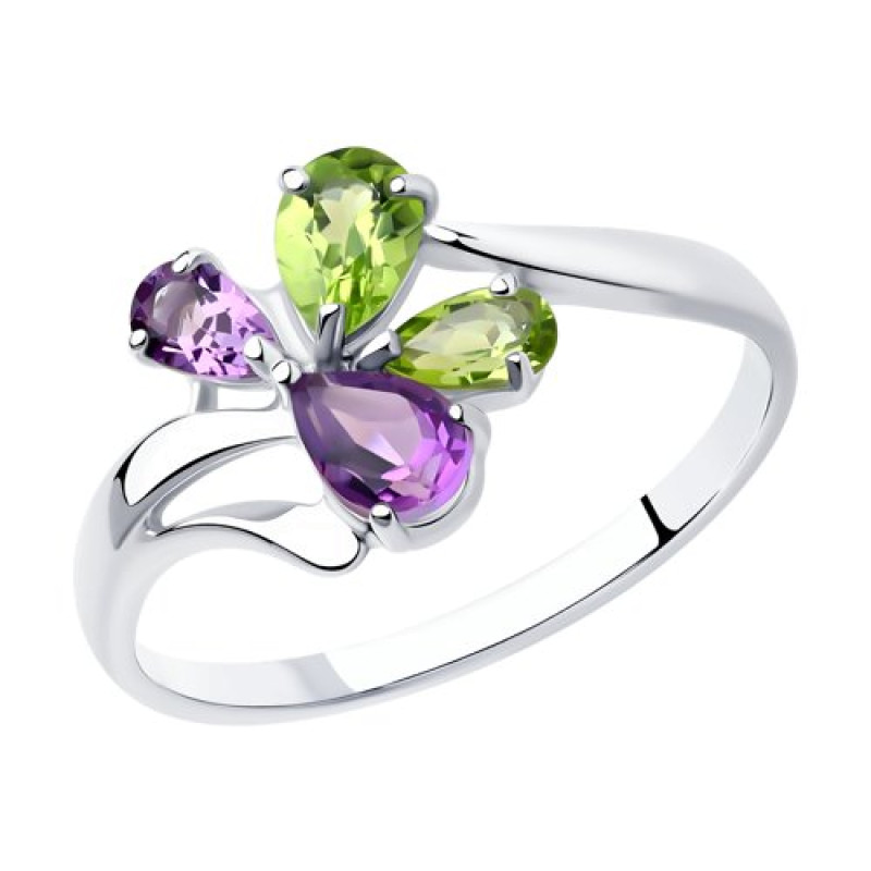 Комплект: серьги и кольцо