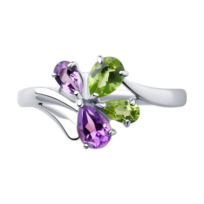 Комплект: серьги и кольцо