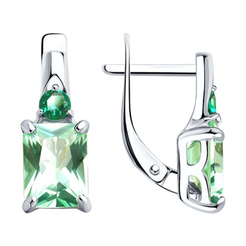 Комплект: серьги и подвеска