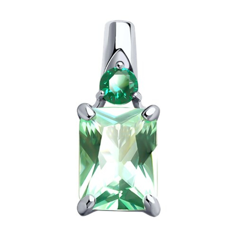 Комплект: серьги и подвеска