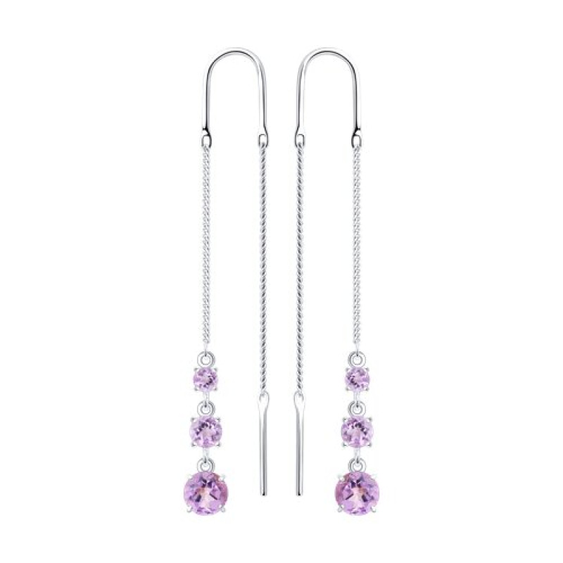 Комплект: серьги 2 пары