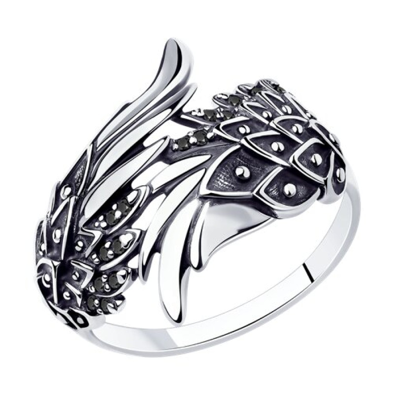 Комплект: серьги и кольцо