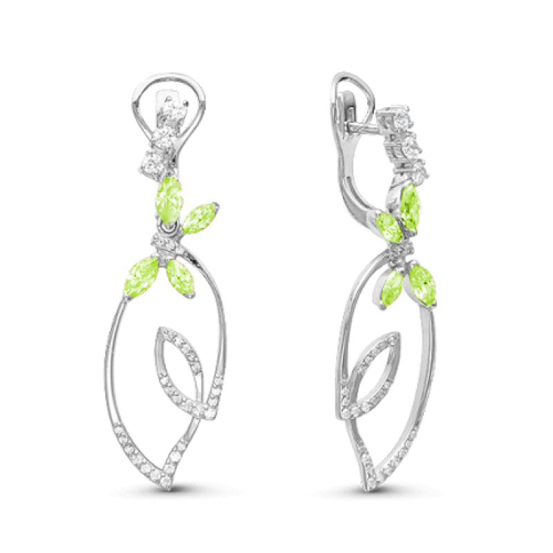 Комплект: серьги и кольцо