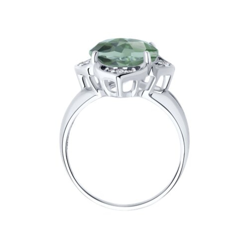 Комплект: серьги, кольцо и подвеска