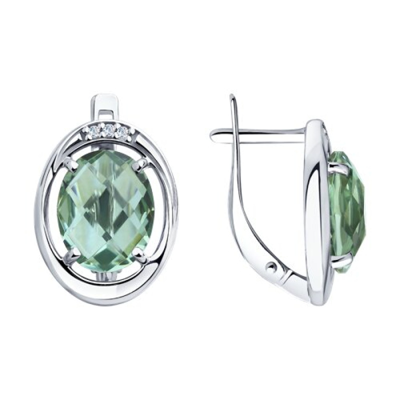 Комплект: серьги и кольцо