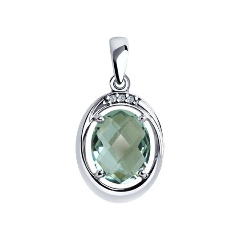 Комплект: серьги, кольцо и подвеска