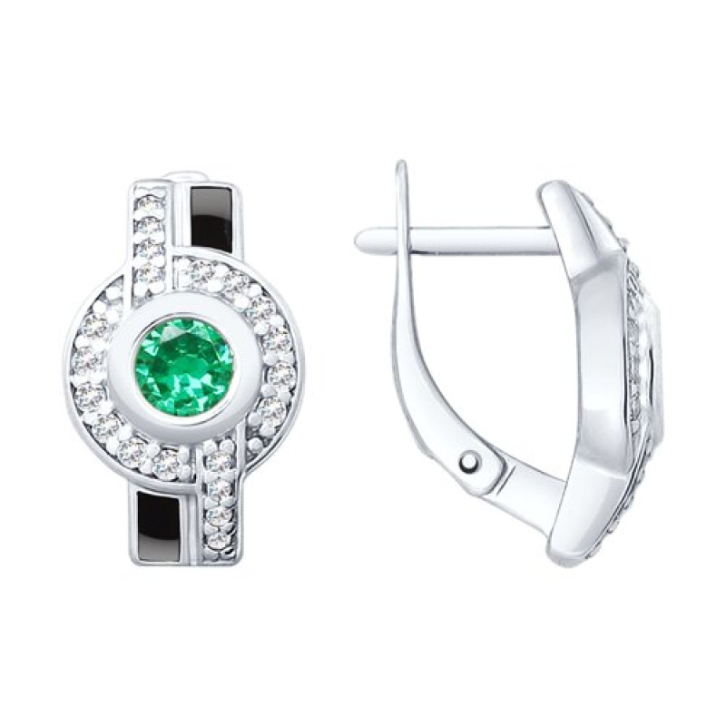 Комплект: серьги и кольцо