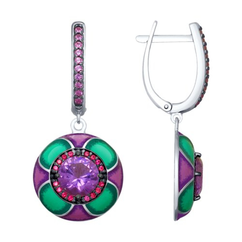 Комплект: серьги и кольцо