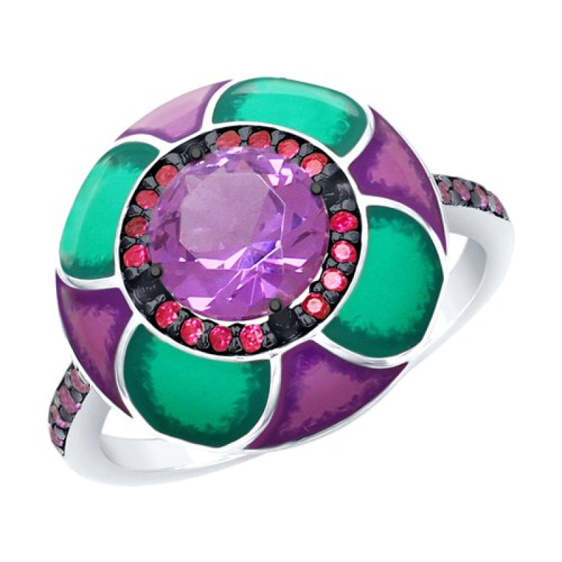 Комплект: серьги и кольцо