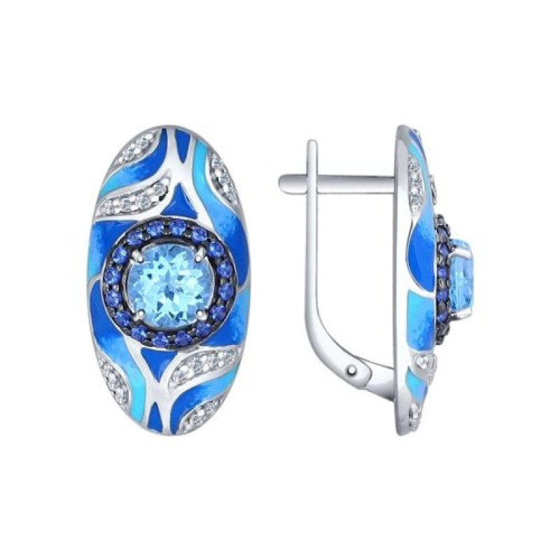 Комплект: серьги и кольцо