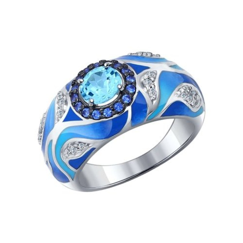 Комплект: серьги и кольцо