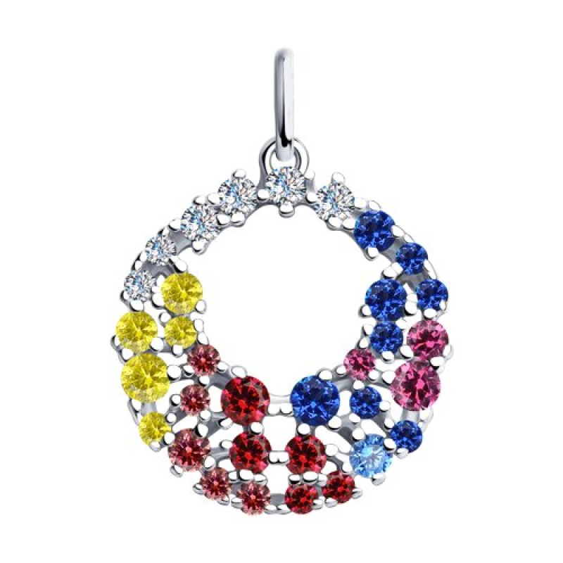 Комплект: серьги, цепь и подвеска