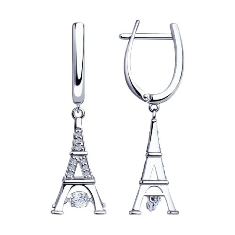 Комплект: серьги и подвеска