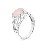 Кольцо с плавленным кварцем