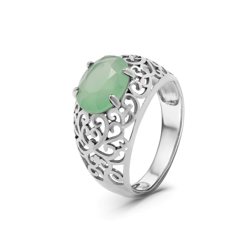 Кольцо с лунным камнем