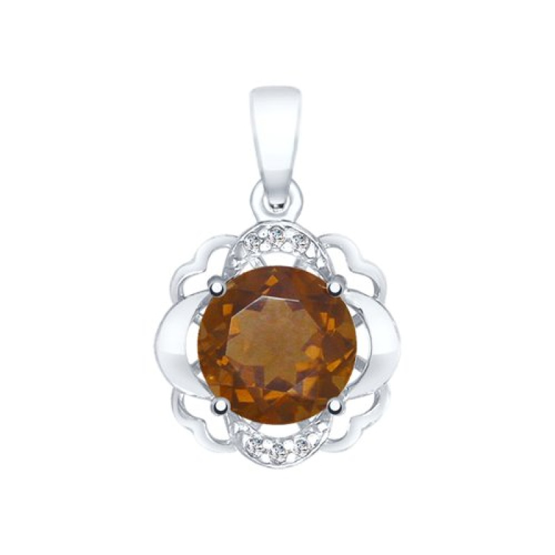 Комплект: серьги и подвеска