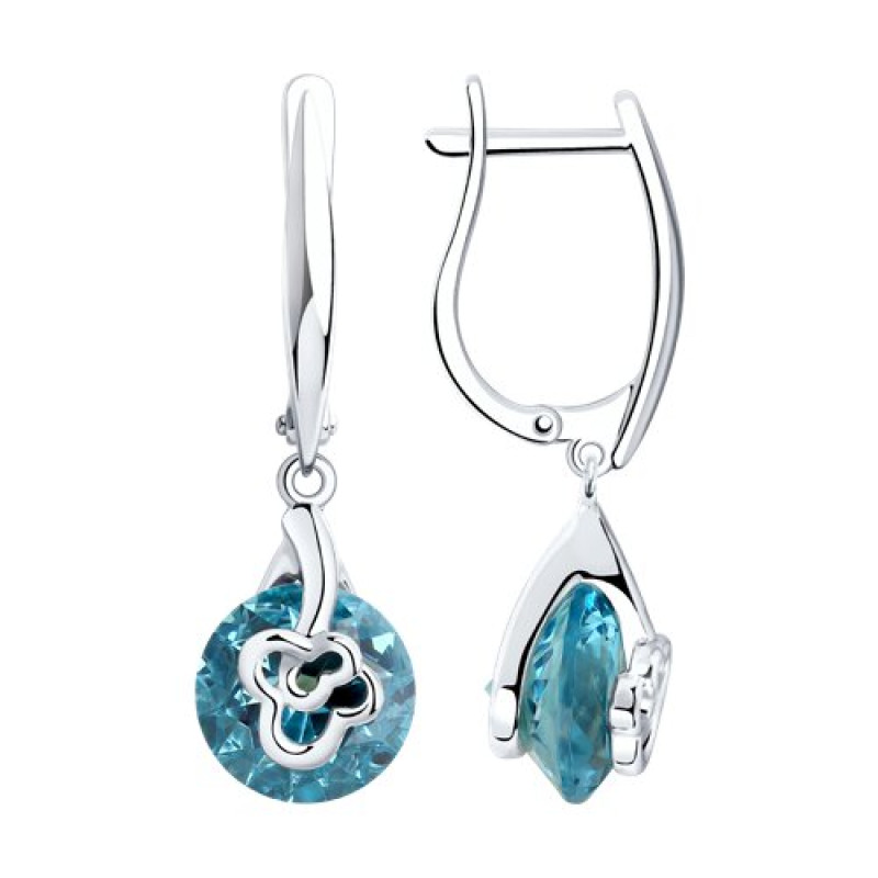 Комплект: серьги и подвеска