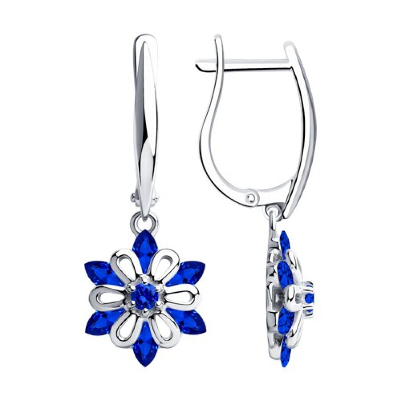 Комплект: серьги и подвеска