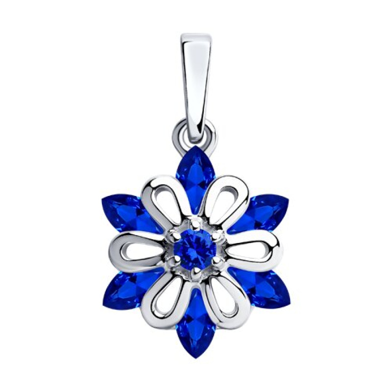 Комплект: серьги и подвеска