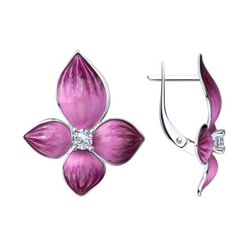 Комплект: серьги и подвеска