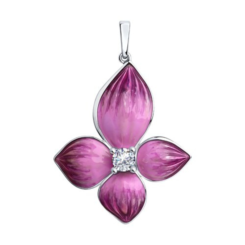 Комплект: серьги и подвеска