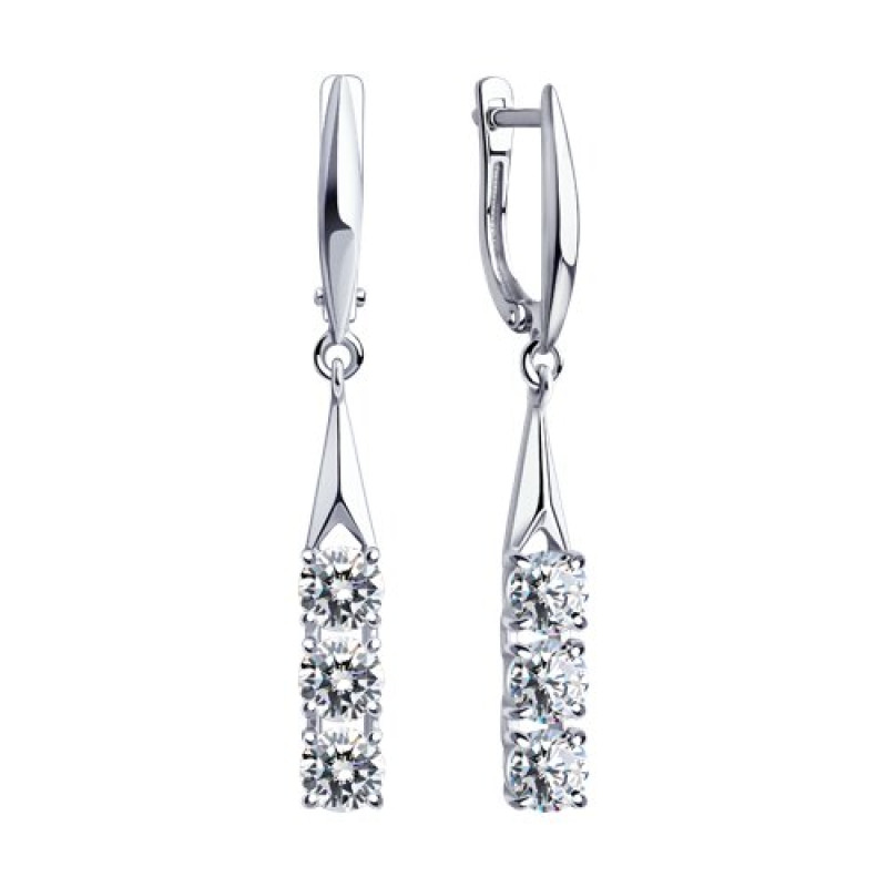 Комплект: серьги и подвеска