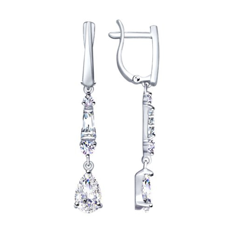 Комплект: серьги и подвеска