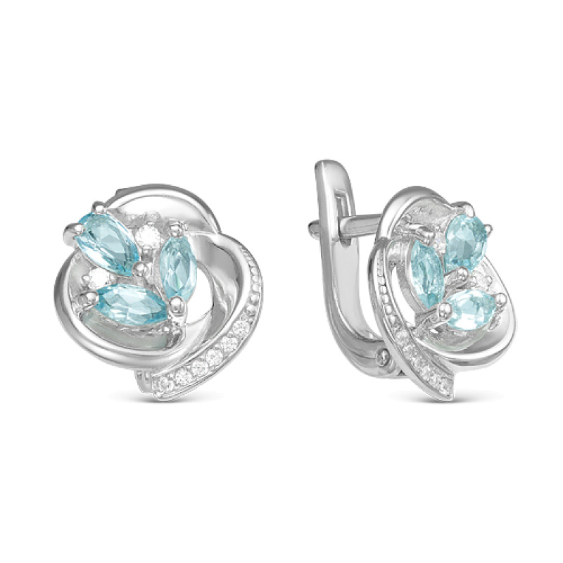 Комплект: серьги и кольцо