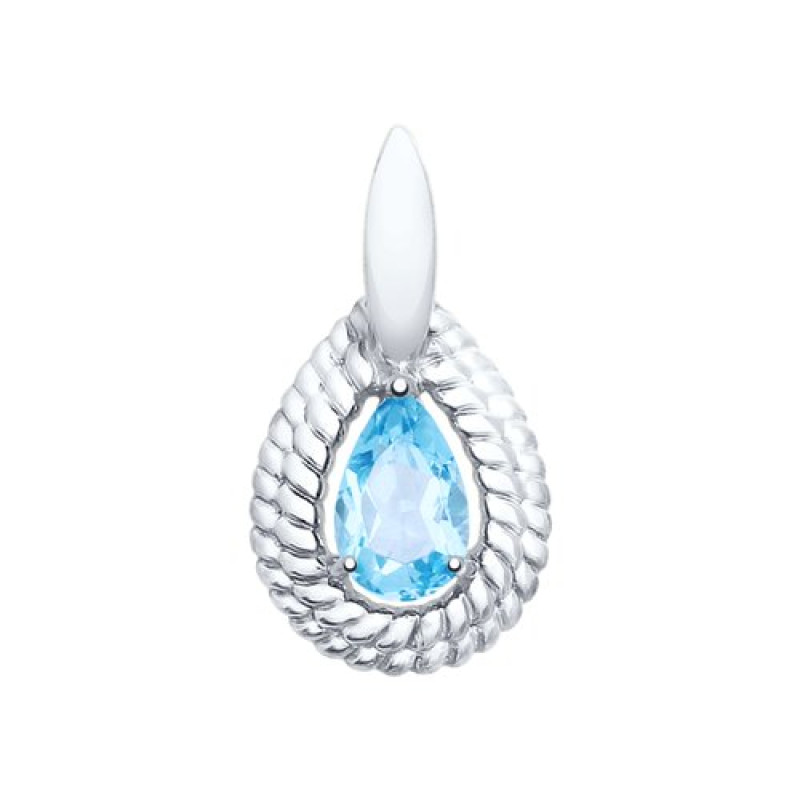 Комплект: серьги и подвеска