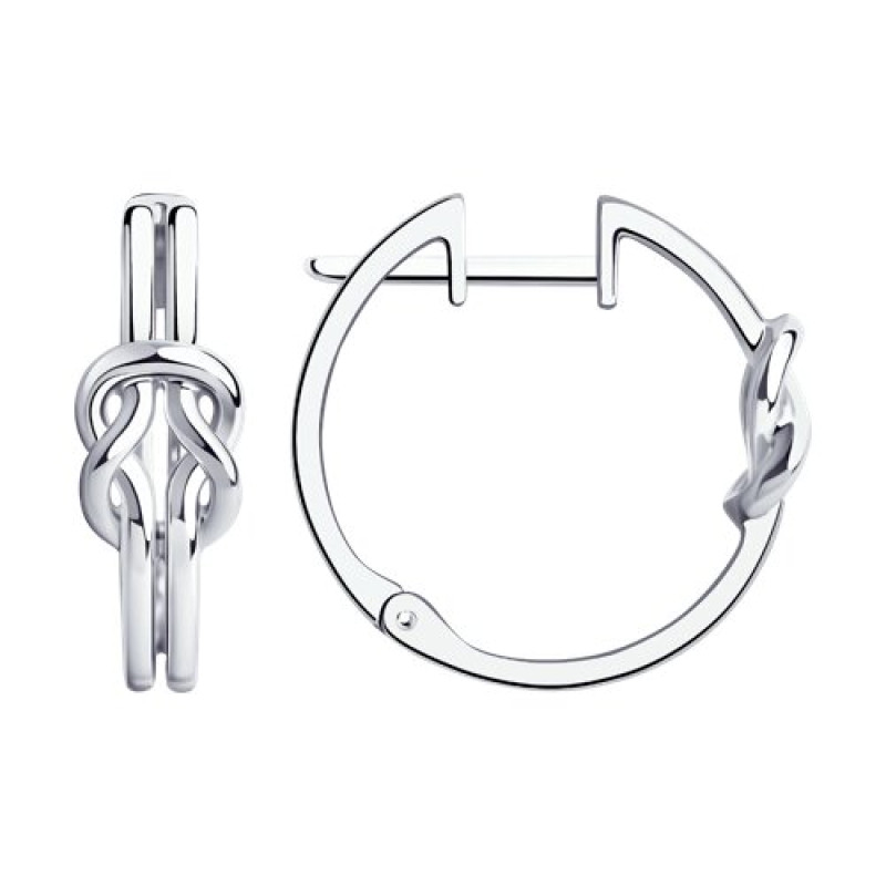 Серьги серебряные