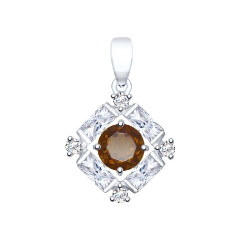 Комплект: серьги, кольцо и подвеска