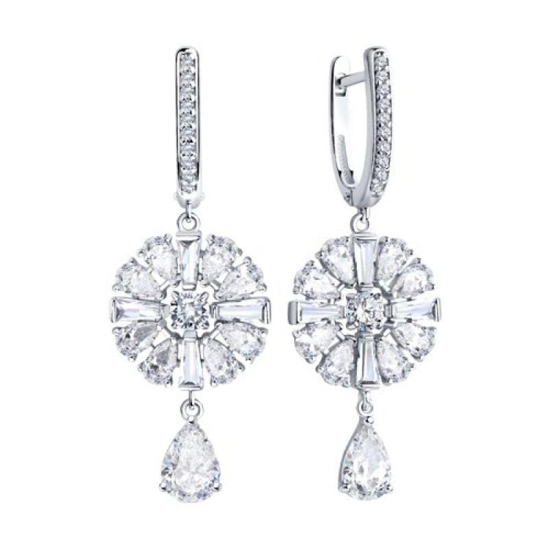 Комплект: серьги и подвеска