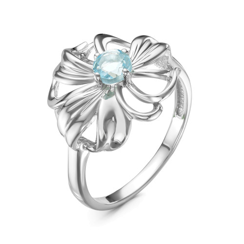 Серебряное кольцо с топазом