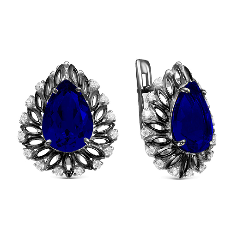 Комплект: серьги и кольцо