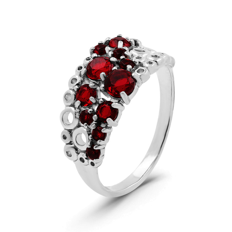 Кольцо с плавленным кварцем