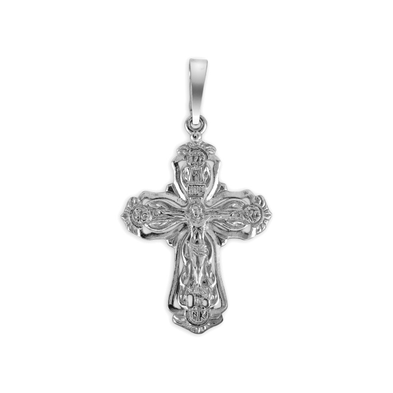 Крестик серебряный "Спаси и Сохрани"