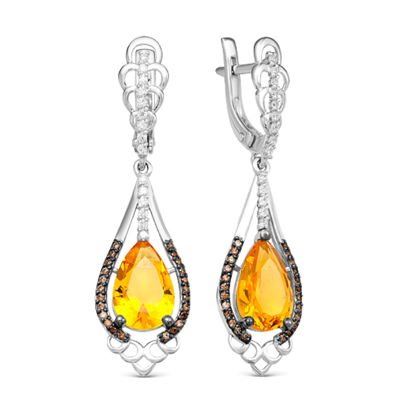 Комплект: серьги и кольцо