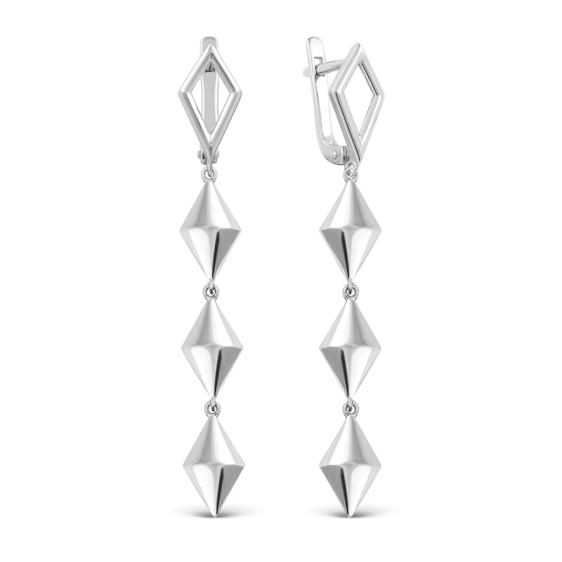 Серьги серебряные