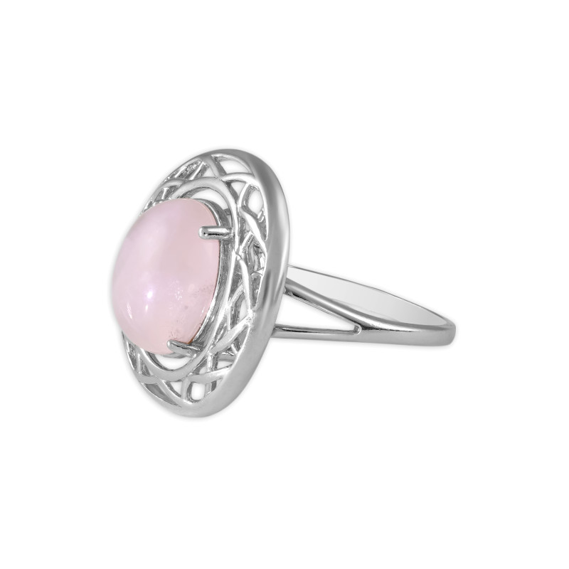 Серебряное кольцо с натуральным халцедоном