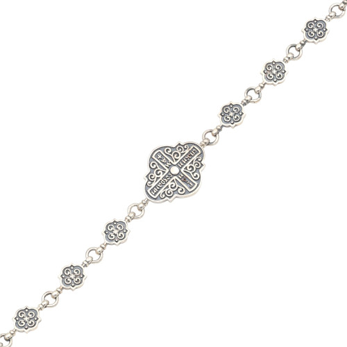 Браслет с фианитом "Спаси и Сохрани"